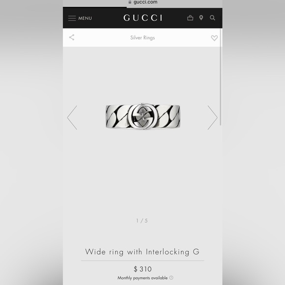Brand new Gucci ring - Picture 1 of 6